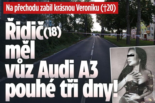 Banner ke žhavému tématu: Na přechodu zabil Veroniku: Auto měl ...