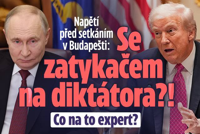 Banner ke žhavému tématu: Otázky u schůzky Putina a Trumpa: Se ...