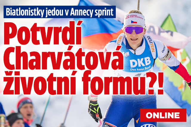 Banner ke žhavému tématu: Biatlonistky jedou sprint: Potvrdí ...