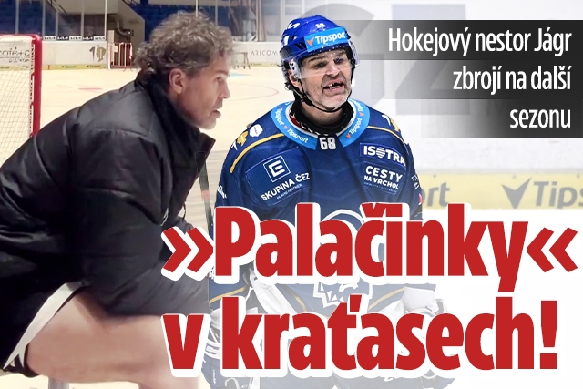  Jágr zbrojí na další sezonu: »Palačinky« v kraťasech!