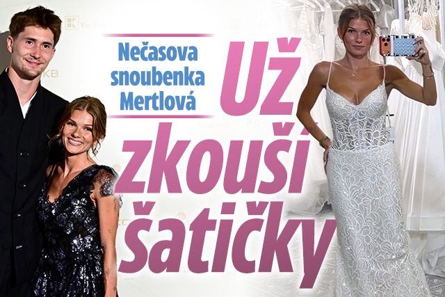 Banner ke žhavému tématu: Nečasova snoubenka Mertlová: Už zkouší ...