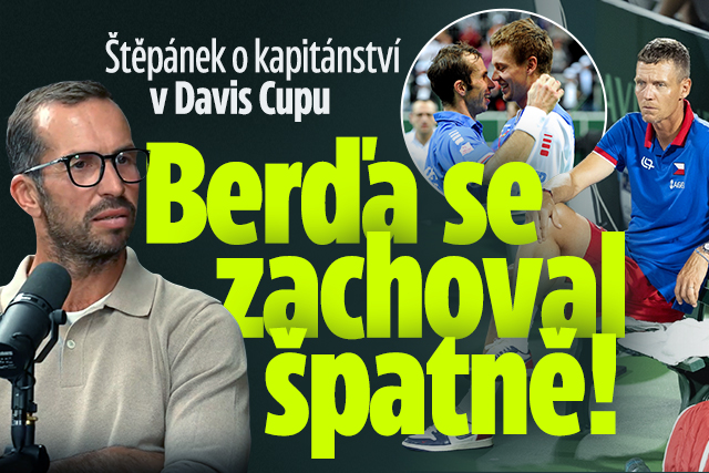 Banner ke žhavému tématu: Štěpánek o Davis Cupu: Berďa se ...