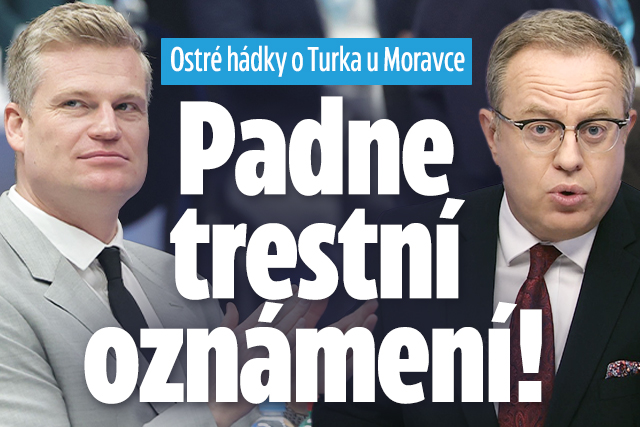 Banner ke žhavému tématu: Ostré hádky o Turka: Padne trestní ...