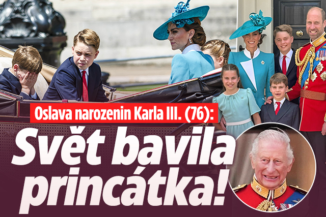 I při oslavě narozenin Karla III. (76) bavila svět princátka: Problém s máváním!