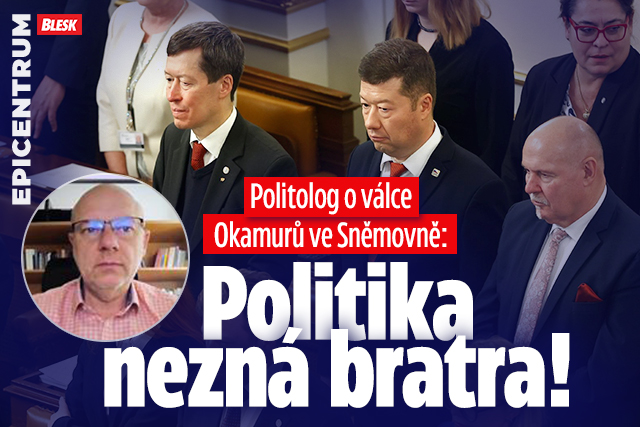 Banner ke žhavému tématu: Politolog o válce bratrů Okamurových: ...