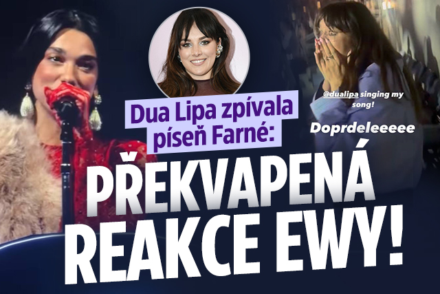 Dua Lipa zazpívala píseň Farné: Překvapená reakce Ewy!