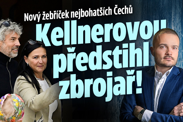 Kellnerová už není nejbohatší v Česku: Přeskočil ji zbrojař