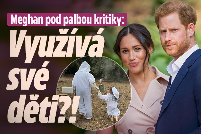 Meghan pod palbou kritiky: Využívá své děti?!