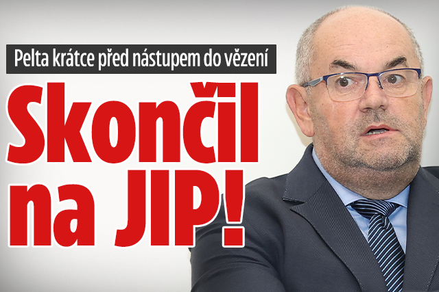 Banner ke žhavému tématu: Pelta krátce před nástupem do vězení: ...