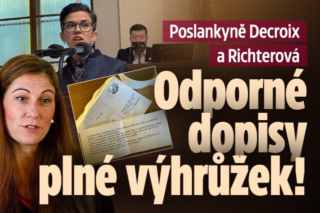 Banner ke žhavému tématu: Poslankyně Decroix a Richterová: Dopisy ...