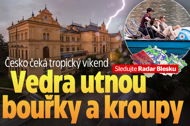 Do ČR dorazí tropy: Silné bouřky, kroupy a teploty až 30 °C!