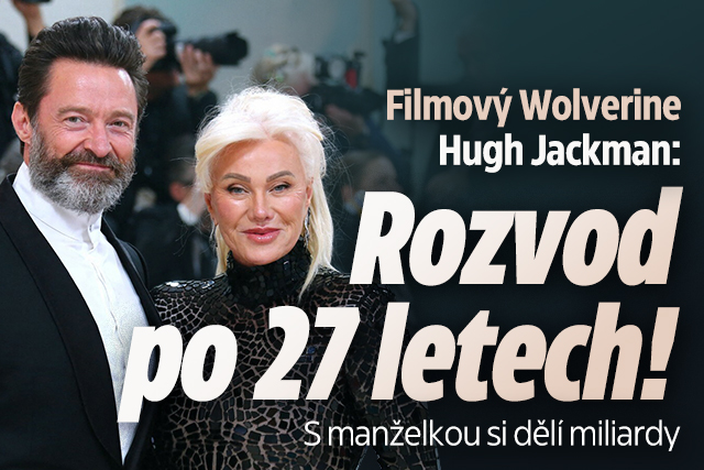 Filmový Wolverine Hugh Jackman: Rozvod po 27 letech! S manželkou si dělí miliardy