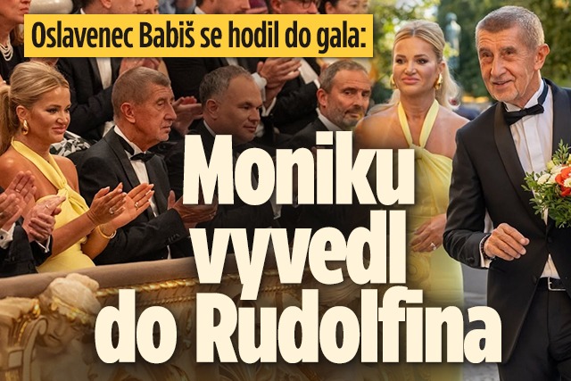 Banner ke žhavému tématu: Babiš s Monikou na koncertě: Premiérova ...