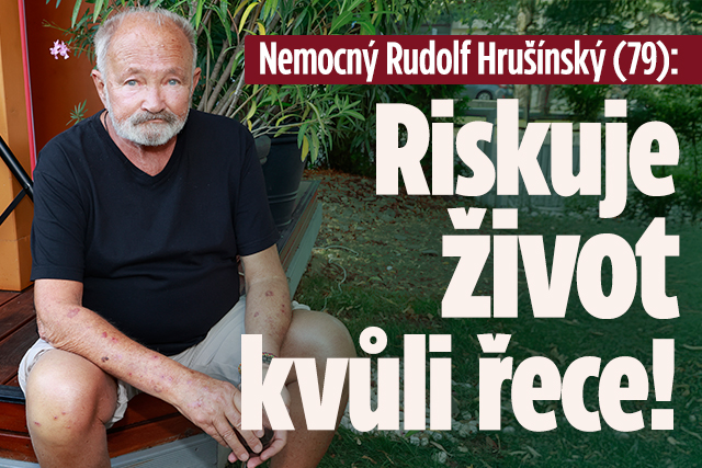 Banner ke žhavému tématu: Rudolf Hrušínský a jeho boj s nemocí: ...