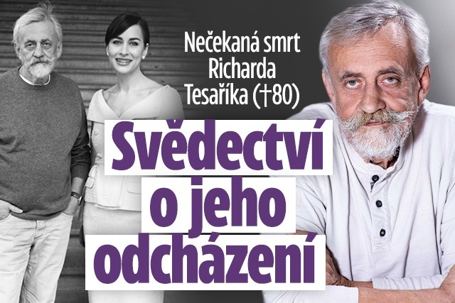 Banner ke žhavému tématu: Nečekaná smrt Tesaříka (†80): Svědectví ...
