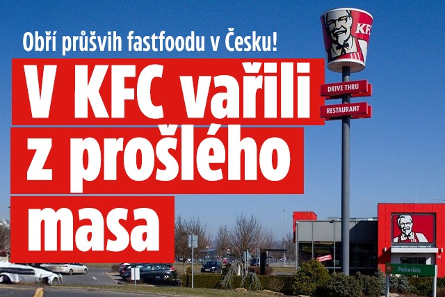 Banner ke žhavému tématu: Vařili z prošlého masa? KFC v Česku ...