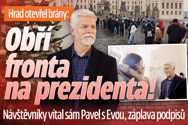 Banner ke žhavému tématu: Hrad otevřel brány: Obří fronta na ...