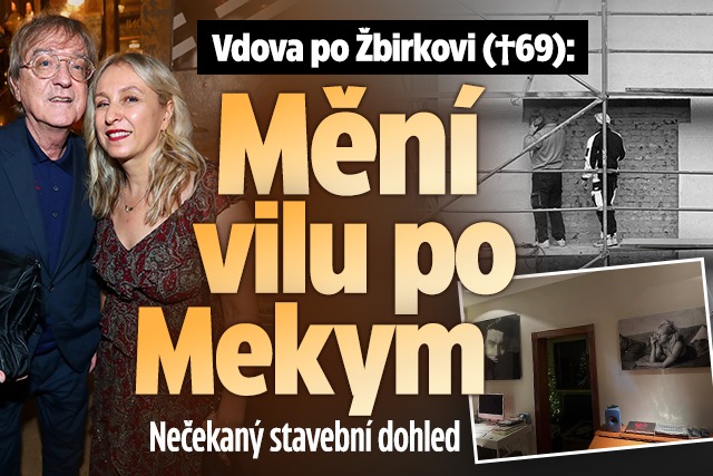 Banner ke žhavému tématu: Vdova po Žbirkovi (†69): Mění vilu po ...