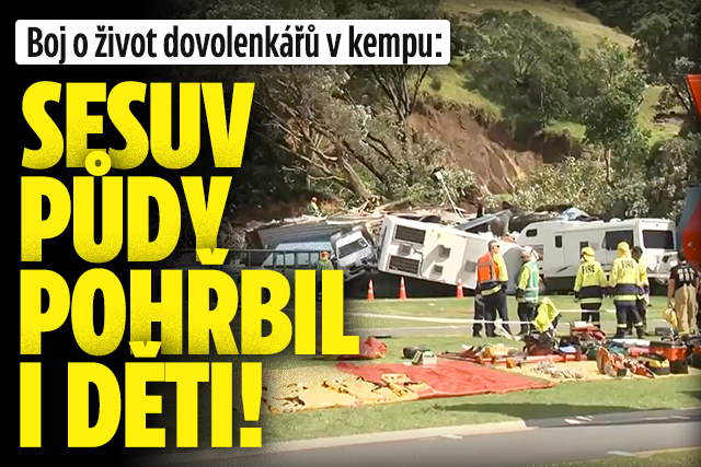 Banner ke žhavému tématu: Sesuv půdy v kempu pohřbil i děti! Nový ...