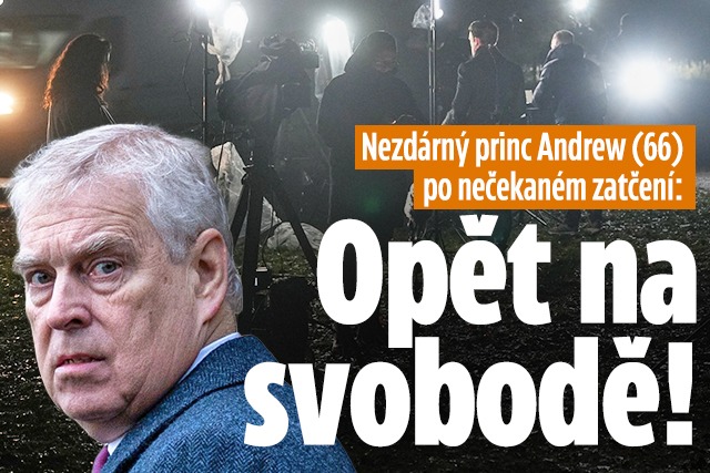 Banner ke žhavému tématu: Nezdárný princ Andrew (66) po nečekaném ...
