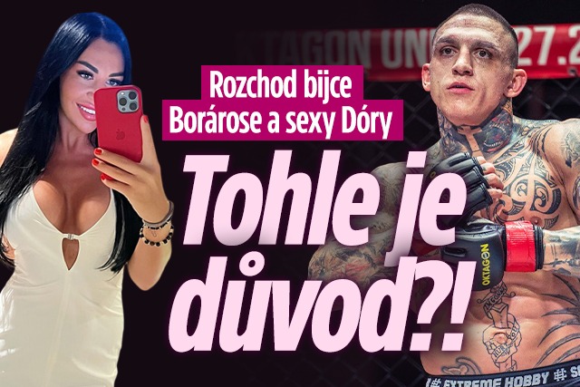 Banner ke žhavému tématu: Rozchod bijce Borárose a sexy Dóry: ...