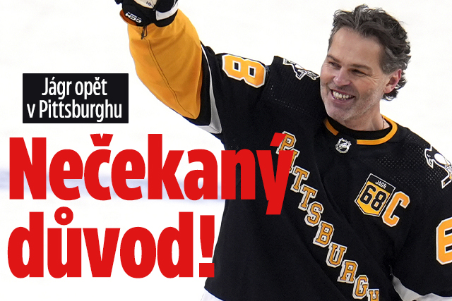Jágr opět v Pittsburghu: Nečekaný důvod! 