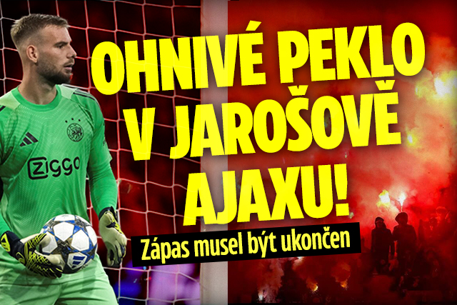 Banner ke žhavému tématu: Ohnivé peklo v Jarošově Ajaxu! Zápas ...