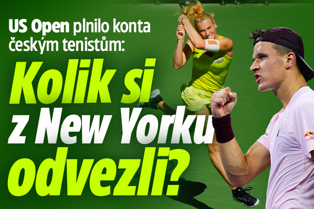 Banner ke žhavému tématu: US Open plnilo tenistům konta: 20 ...