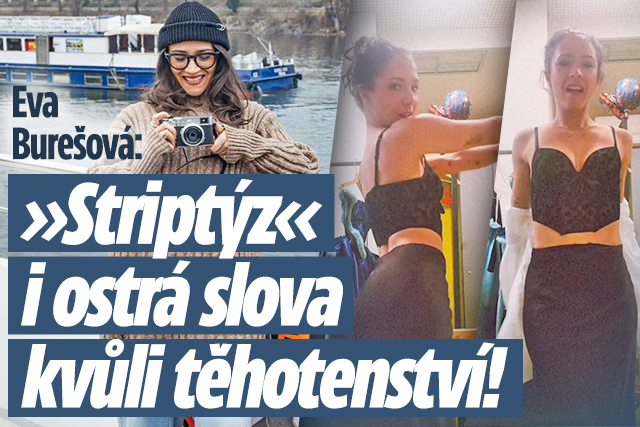 Banner ke žhavému tématu: Eva Burešová: »Striptýz« i ostrá slova ...