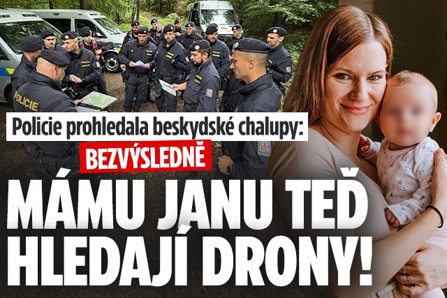 Banner ke žhavému tématu: Ztracená máma Jana (38): Drony v akci!