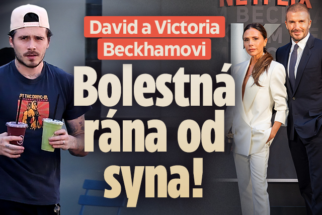 Banner ke žhavému tématu: David a Victoria Beckhamovi: Bolestná ...