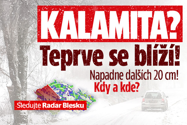 Banner ke žhavému tématu: Kalamita na dohled?! Napadne až 20 cm ...