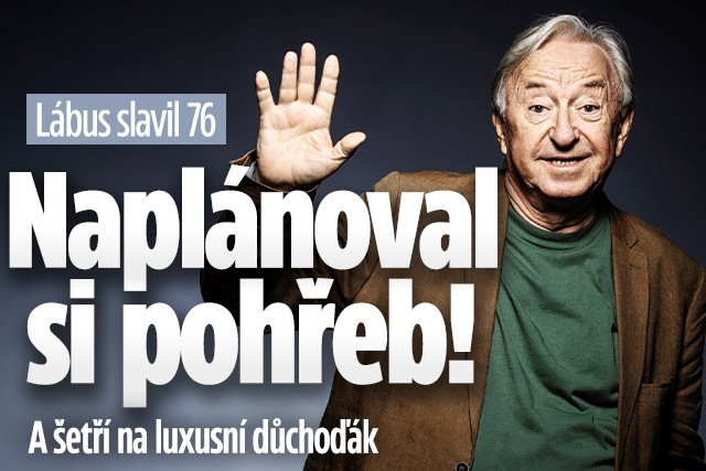 Banner ke žhavému tématu: Jiří Lábus oslavil 76: Šetří si na ...