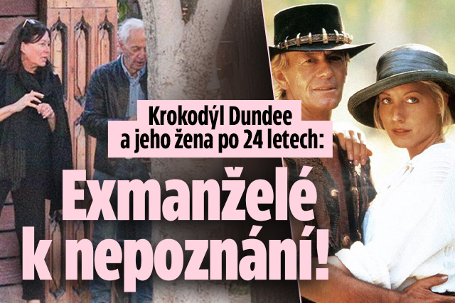 Krokodýl Dundee a jeho žena po 24 letech: Exmanželé k nepoznání!