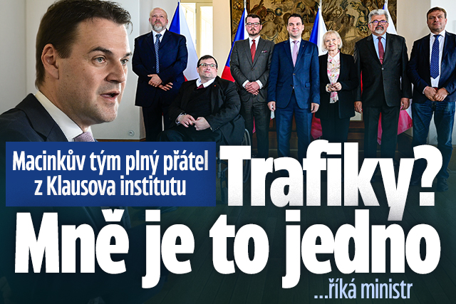 Banner ke žhavému tématu: Macinka o lidech Klause: Trafiky? Mně ...