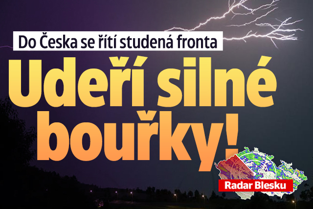 Do Česka se řítí studená fronta: Udeří silné bouřky!