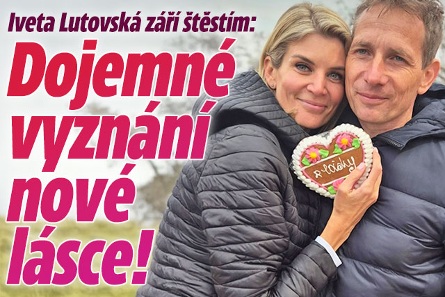 Banner ke žhavému tématu: Iveta Lutovská září štěstím: Dojemné ...