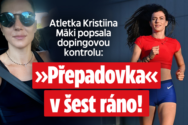 Banner ke žhavému tématu: Mäki popsala dopingovou kontrolu: ...