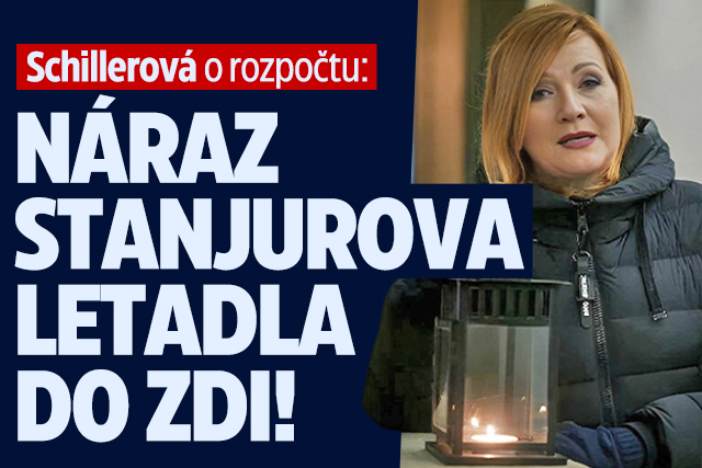 Banner ke žhavému tématu: Schillerová o rozpočtu: Náraz ...