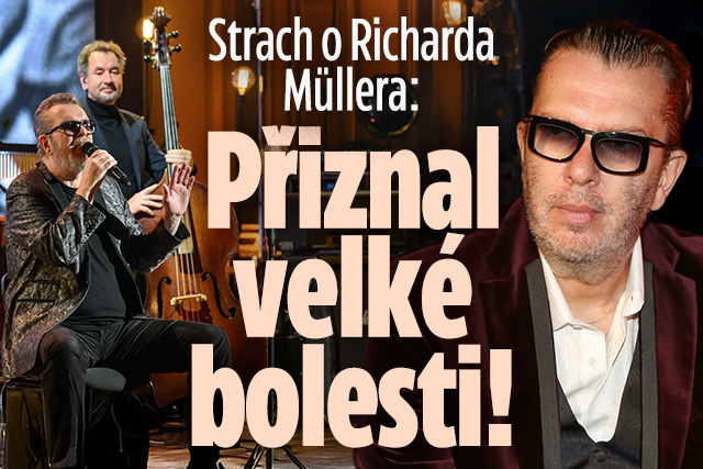 Strach o Richarda Müllera: Zpěvák přiznal velké bolesti! 