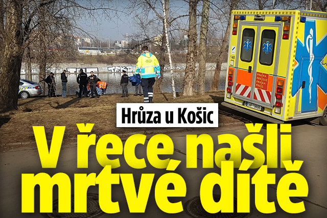 Banner ke žhavému tématu: Hrůza u Košic: V ledové řece našli ...