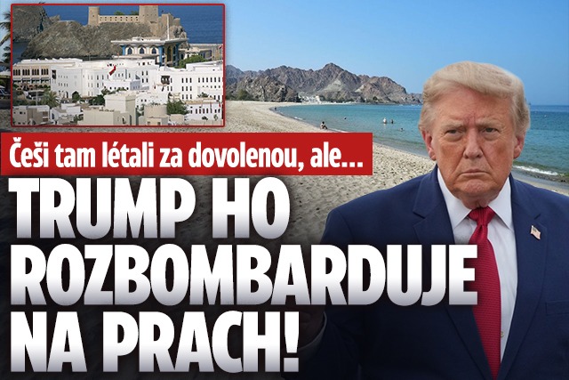 Banner ke žhavému tématu: Rozbombarduje ho na prach! Trump hrozí ...