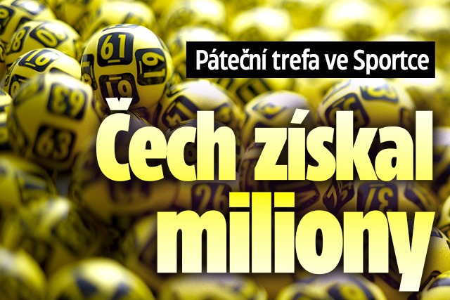 Banner ke žhavému tématu: Páteční trefa ve Sportce: Čech získal ...