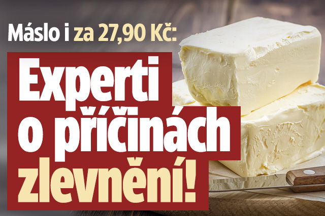 Banner ke žhavému tématu: Máslo i za 27,90 Kč: Experti o ...