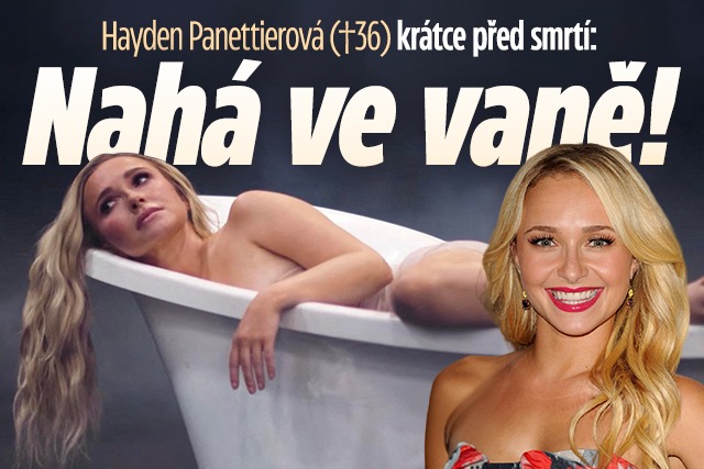 Banner ke žhavému tématu: Hayden Panettierová krátce před smrtí: ...