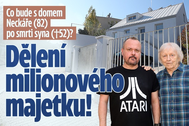 Banner ke žhavému tématu: Co bude s domem Václava Neckáře (82) po ...