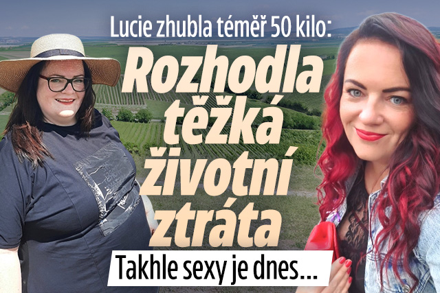 Banner ke žhavému tématu: Lucie zhubla téměř 50 kilo: Rozhodla ...