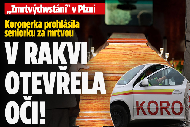 „Zmrtvýchvstání" v Plzni: Seniorka v rakvi otevřela oči!