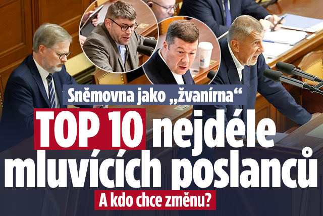 Banner ke žhavému tématu: Sněmovna jako „žvanírna“: TOP 10 ...