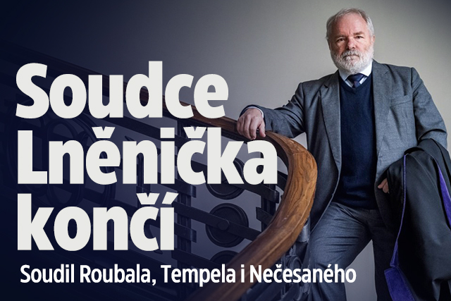 Banner ke žhavému tématu: Soudce Lněnička končí: Posílal vrahy na ...